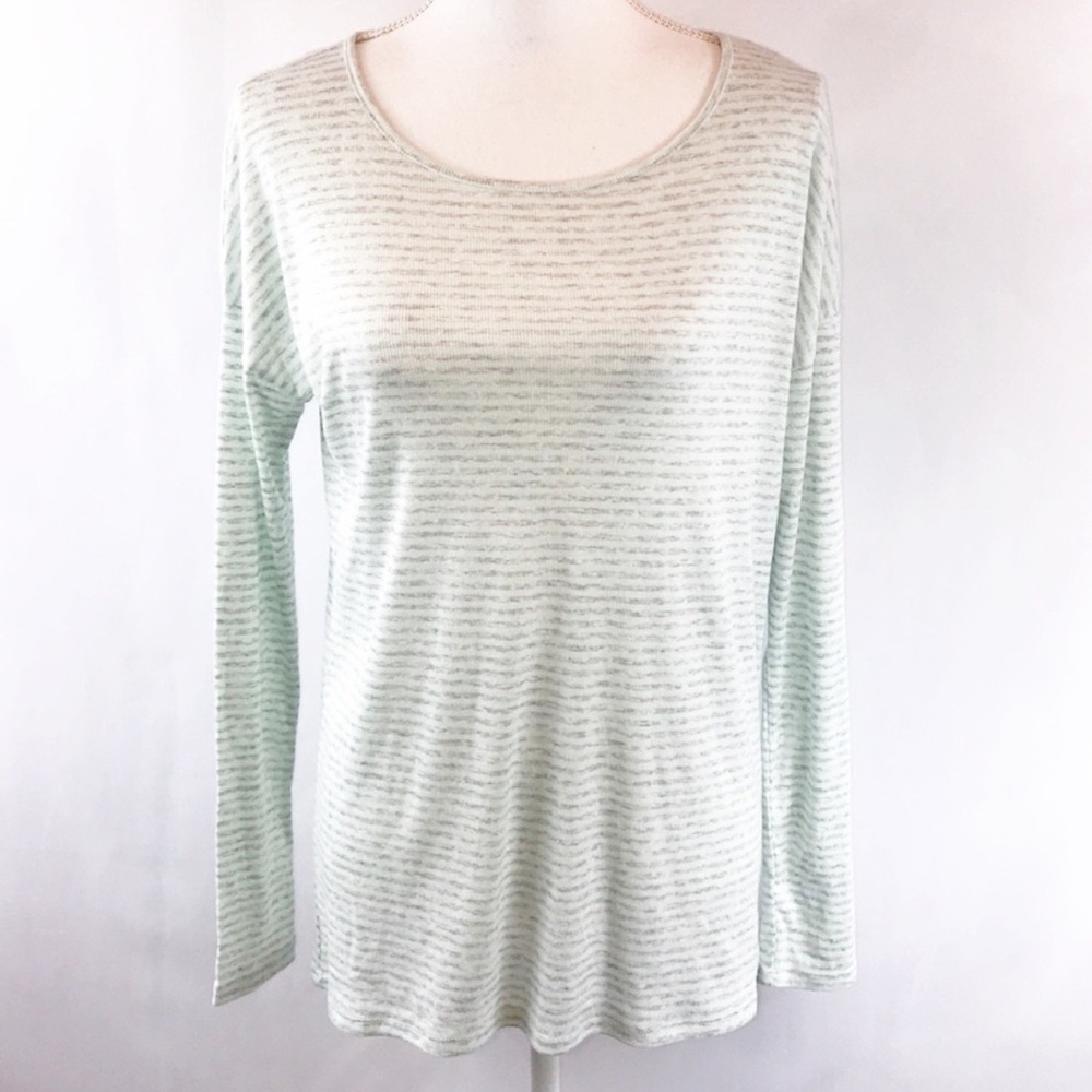 Gilligan And O Malley Blue Long Sleeve Pajama Top